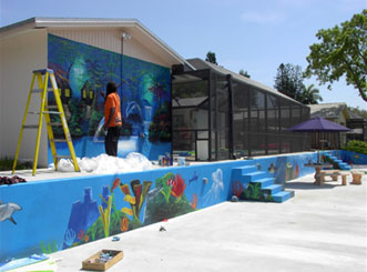 Keys Seascape Mural