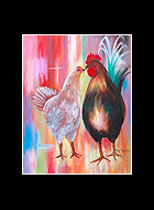 Conch Family Rooster Print