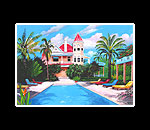 Southernmost Pool  Matted Print